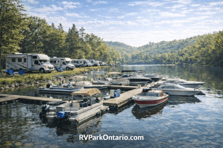 Waterfront RV Camping on Lake Erie