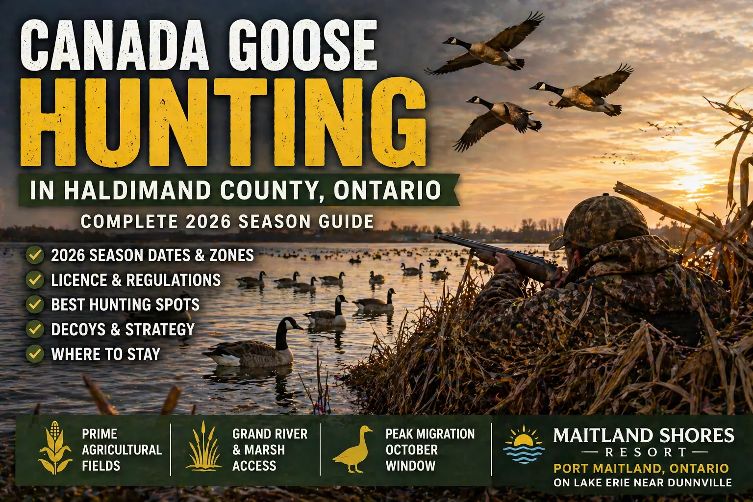 Hunting 1 Canada Goose Hunting