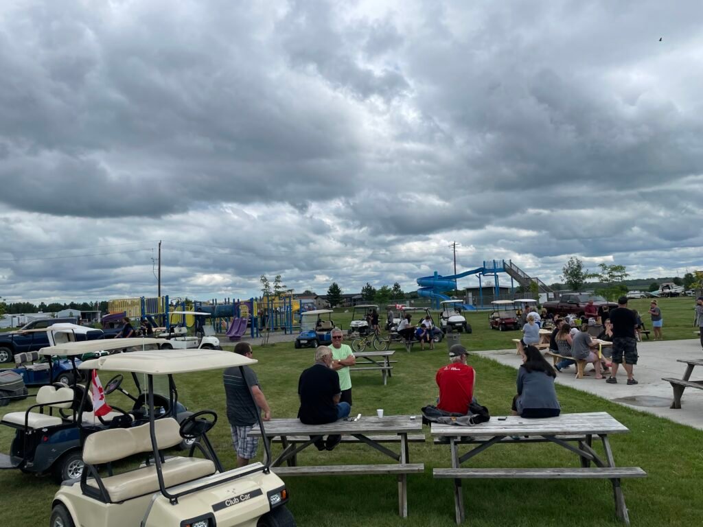 Seasonal campgrounds on Lake Erie 2 Waterpark at Maitland show trailer park in niagara Ontario