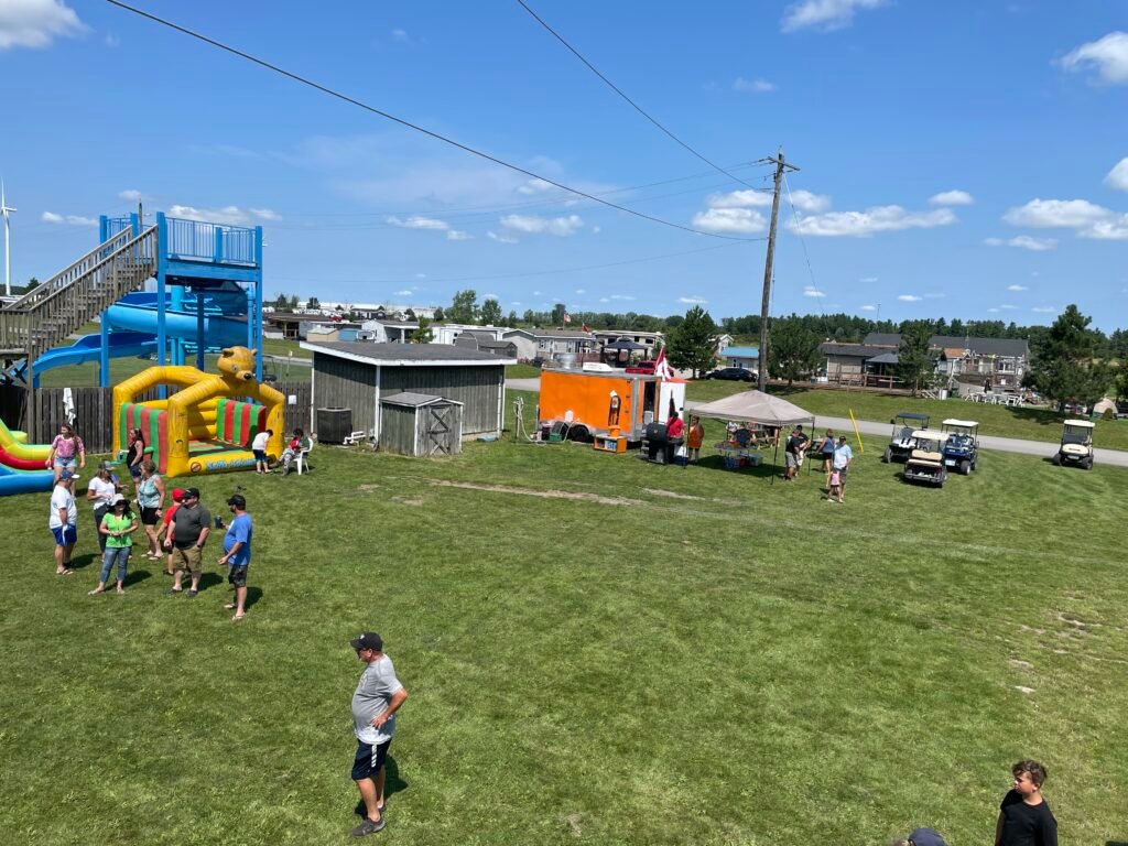 Waterpark at Maitland show trailer park in niagara Ontario